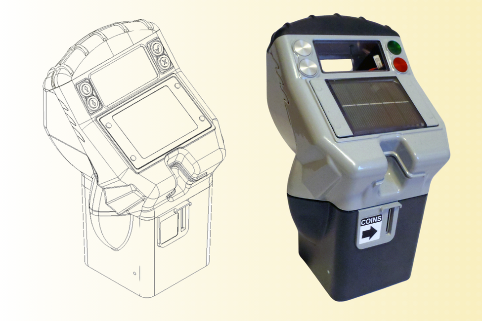 Industrial design of Parking Meter for MacKay Meter